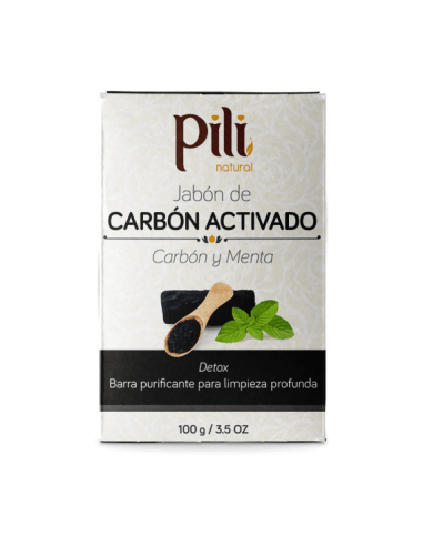 JABON DE CARBON VEGETAL