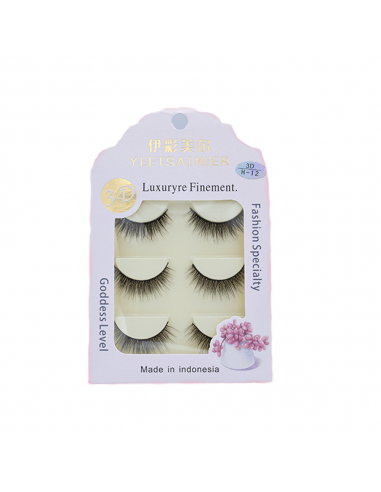 SET DE PESTAÑAS POSTIZAS 3D BY...
